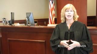 Judge Cowen supports the Mock Trial Program