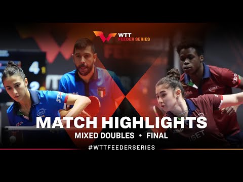 Stoyanov/Piccolin vs Oyebode/Monfardini | XD Final | WTT Feeder Cagliari 2024