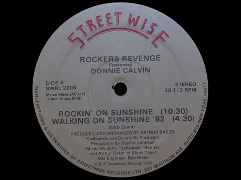 Rockers Revenge feat. Donnie Calvin ‎– Acappella Sunshine [1982]
