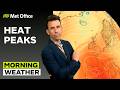 10/07/2026 – 35 to 36C possible – Morning Weather Forecast UK - Met Office weather