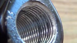 How to fix a stripped bolt hole