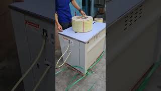 Vinagreen kiểm tra máy đóng đai bàn giao cho khách hàng