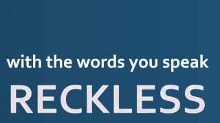 Derek Webb - What Matters More To You - Typography Lyrics Video