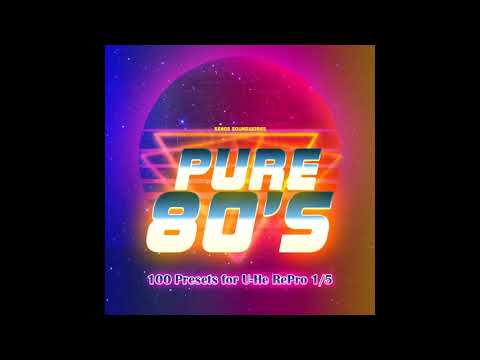 100+ U-he RePro 1/5 Presets.  80s, Synthwave, Outrun, Retrowave, etc.