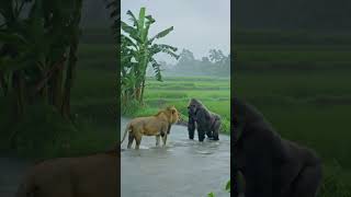 Download lagu LION vs GORILLA – The Fight Nature NEVER Intended! 🧨 mp3