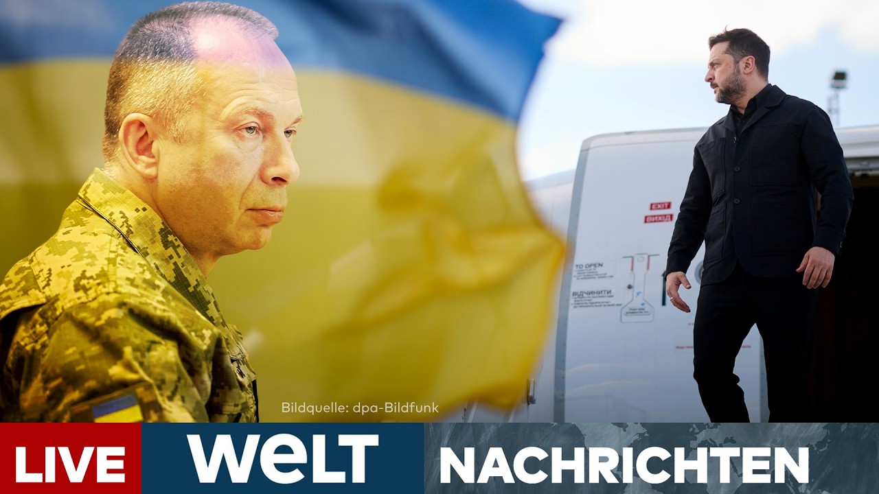 PUTINS KRIEG: Ukraine wechselt Armeechef! Selenskyj entlässt Syrskyj nach Protesten | WELT LIVE