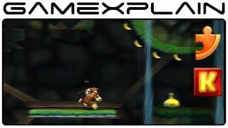 Donkey Kong Country Returns: King of Cling 1-2 (Puzzle Pieces, KONG Letters Guide, Walkthrough)