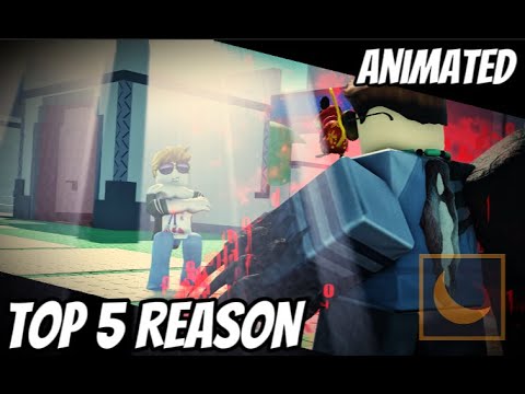 TOP 5 REASONS | Forsaken UST animated (roblox animation)