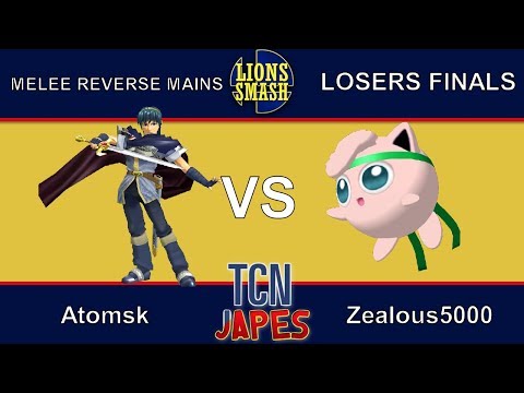TCNJapes 3 SSBM Reverse Mains - Zealous5000 (Jigglypuff) vs. Atomsk (Marth) - Losers Finals