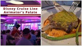 Animator's Palate Disney Cruise (2025) - What We ATE & Full Menu!
