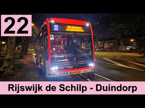 HTM lijn 22: Rijswijk de Schilp - Den Haag Duindorp | HTM 1412 | 2025