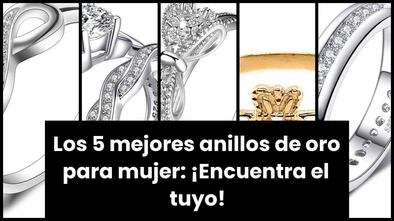 【Anillos mujer oro】Los 5 mejores anillos de oro para mujer: ¡Encuentra el tuyo! ?