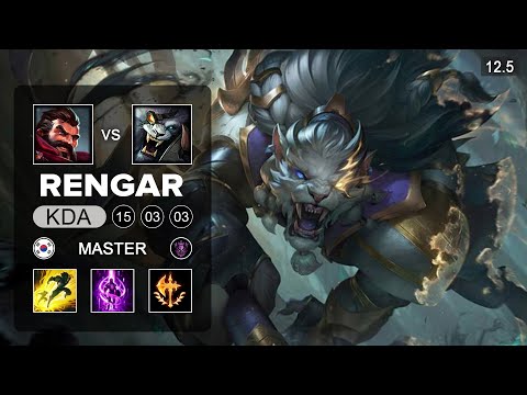 Rengar Top vs Graves - KR Master - Season 12 Patch 12.5