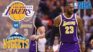 Los Angeles Lakers vs Denver Nuggets - Halftime Game Highlights | February 12, 2020 NBA Season