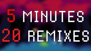 Field of Hopes and Dreams but every few seconds it plays a different remix (Deltarune Mashup)