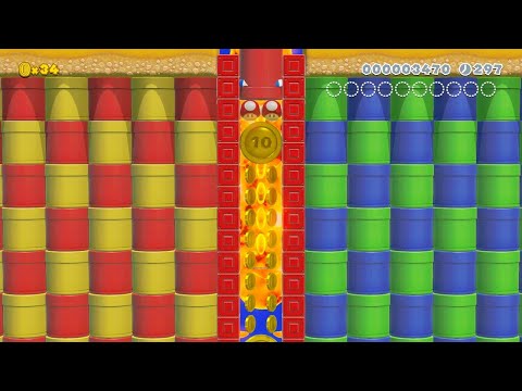 Super Mario Maker 2 - 爽快コース…Refreshing 破壊Ver by NEWみなびー - No Commentary