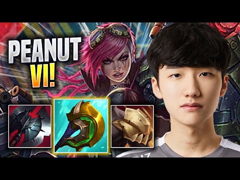 PEANUT DOMINATING WITH VI! - GEN Peanut Plays Vi JUNGLE vs Lee Sin! | Season 2023