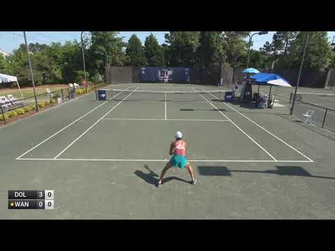 Caroline Dolehide v Xiyu Wang - W100 CHARLESTON
