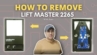 How to Remove  LiftMaster 2265 || 337LM  Door Control Panel ||  Garage Door Opener wall button