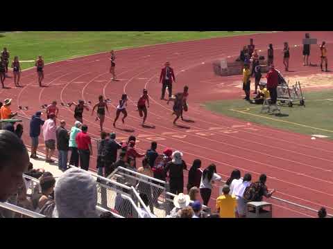 CIF Prelims: Girls 100m (Heat 2)