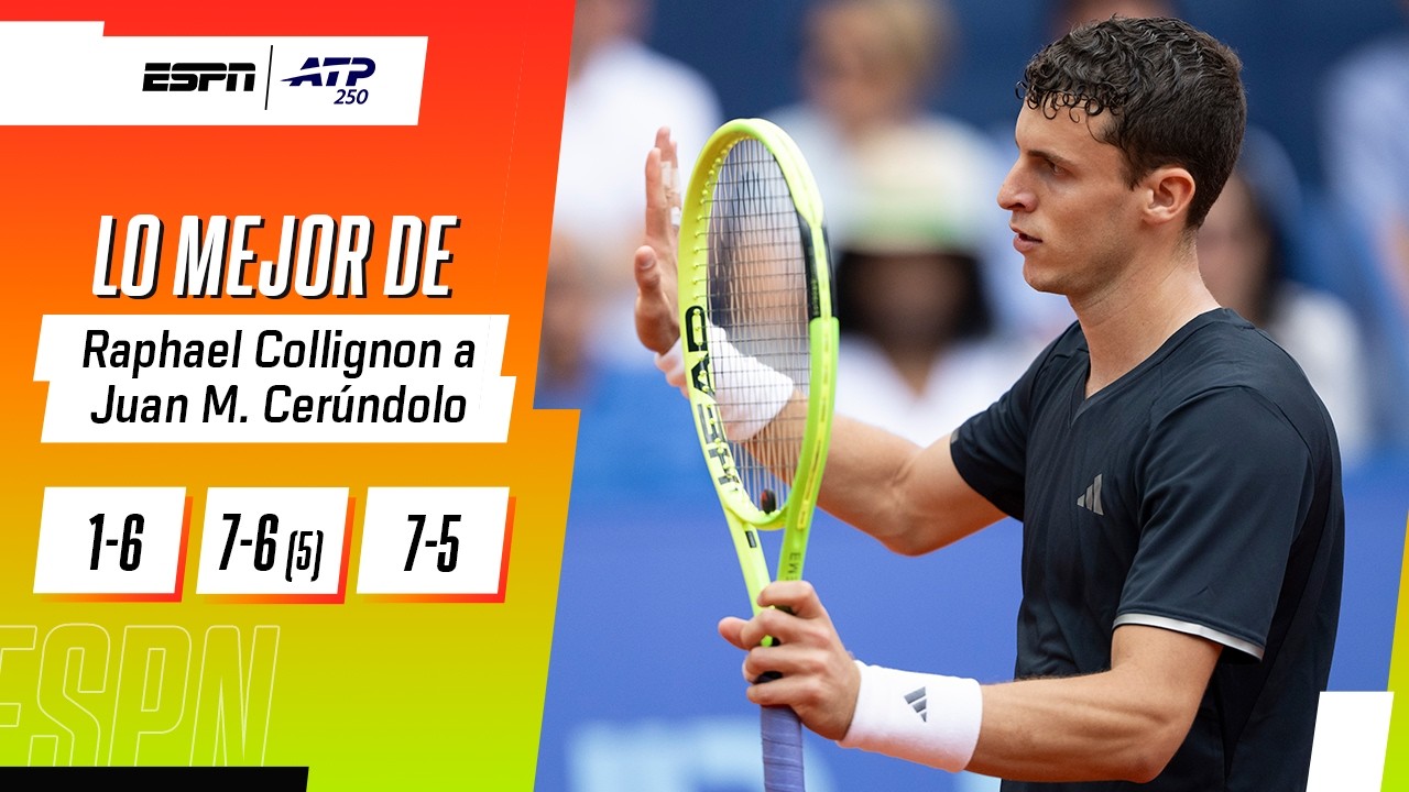 JUANMA CERÚNDOLO CAYÓ EN TRES SETS ANTE COLLIGNON Y DIJO ADIÓS EN SEMIFINALES | RESUMEN