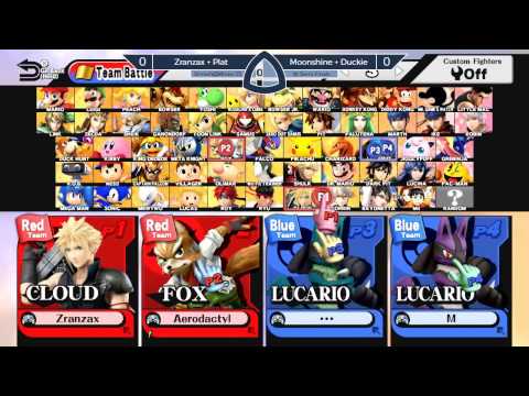 Sm4sh@Mines 55 - RRS|Zranzax + Plat Vs. LooK|Moonshine + Duckie - Doubles Winners Semifinals