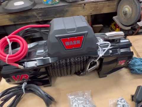 Installing the Warn VR EVO 12S winch!