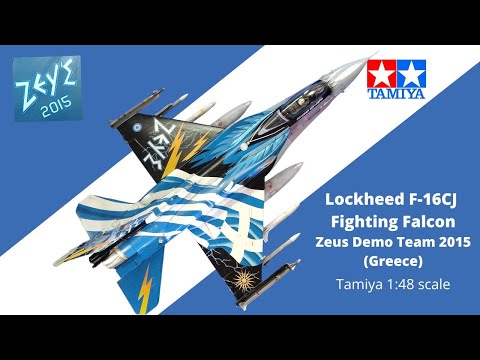 How to build a Tamiya F-16CJ Fighting Falcon Team Zeus 2015 Tamiya !:48 scale