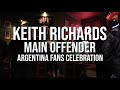 Keith Richards - Main Offender Celebration in Buenos Aires, Argentina