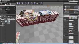 Free UE4 blueprint - procedural book generator - Polymodels product PM_01BP_BG