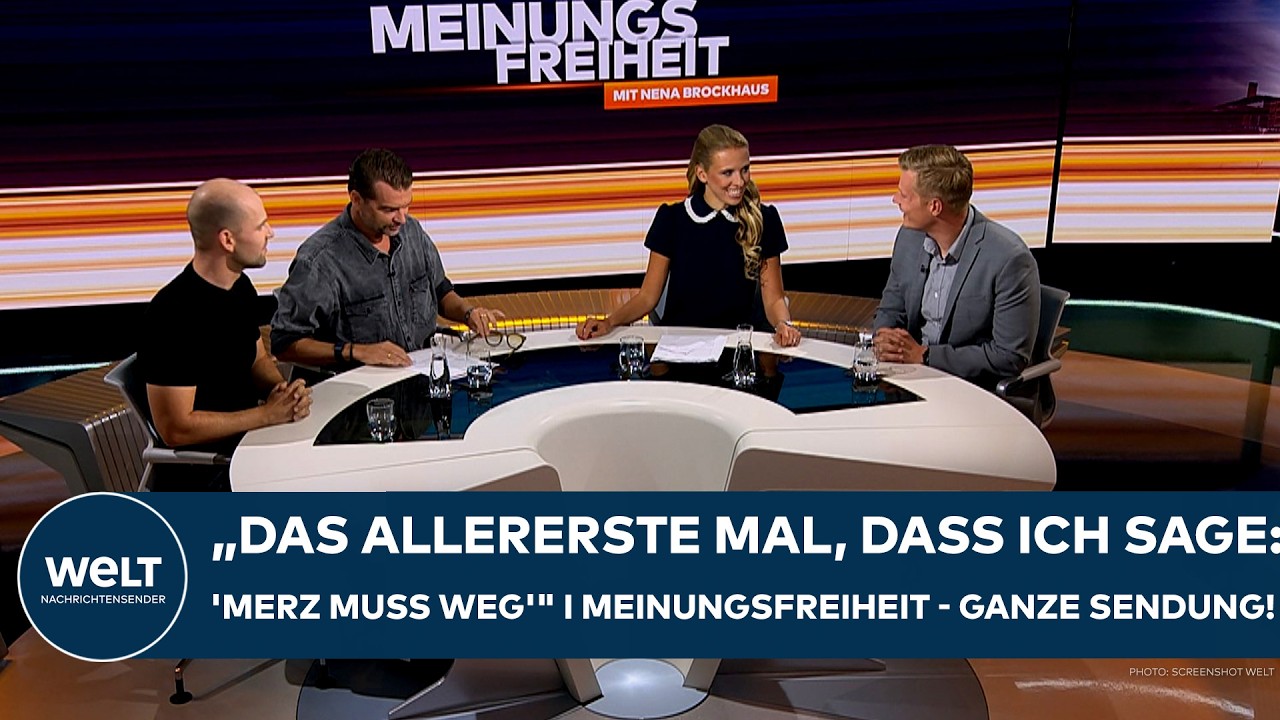 DEUTSCHLAND: "Das allererste Mal, dass ich sage: 'Merz muss weg'" I MEINUNGSFREIHEIT - Ganze Sendung