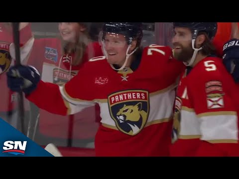 Panthers' Jesper Boqvist Shows Great Hand-Eye Coordination For Sweet Goal