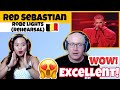 Red Sebastian Robe Lights Rehearsal Belgium Eurovision 2025 Honest Reaction