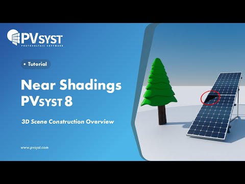 Phần mềm PVsyst bóng đổ gần Near Shadings