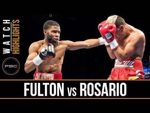 Fulton vs Rosario HIGHLIGHTS: April 4, 2017 - PBC on FS1