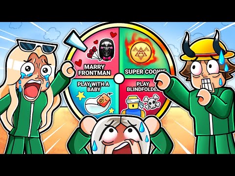 Squid Games but LOSER Spins WHEEL...💀💀 (Roblox Ink Game)