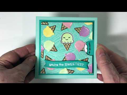 Ice Cream Reveal Wheel Card