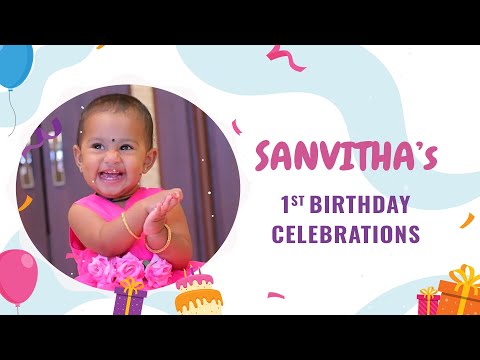 Sanvitha 1st Birthday Celebrations | The Candy Crafts - Wedding Stories