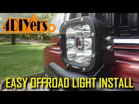 How to: Easiest Way to Install Off Road Lights on your Truck