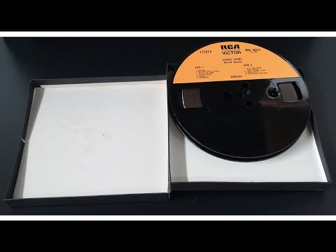 QUEEN BITCH - DAVID BOWIE Reel to Reel tape HUNKY DORY 7 1/2 ips analog