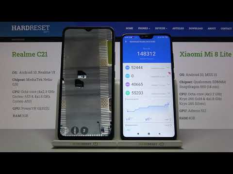AnTuTu Benchmark on Realme C21 vs Xiaomi Mi 8 Lite – Device Performance Comparison