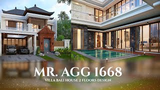 UNIK DENGAN NUANSA VILLA BALI, INTIP RUMAH MEWAH 2 LANTAI DI JAKARTA TIMUR INI!! - JASA ARSITEK