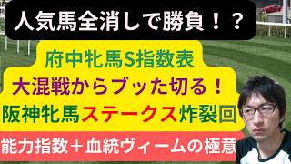 [競馬/能力指数 ]府中牝馬S　勇気のパラディレーヌ切り！？本命は阪神牝馬S組狙い ルージュソリテール ビップデイジー　ニシノティアモ　マカナ