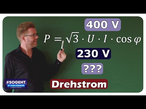 230V oder 400V? Die Leistungsformel für Drehstrom verständlich gemacht