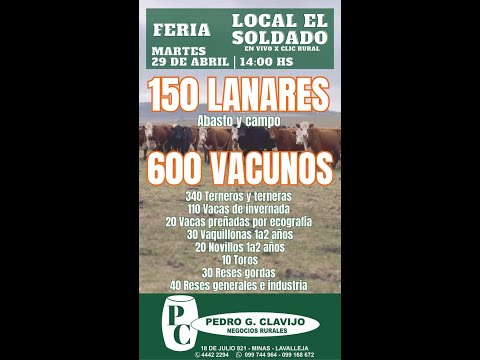 29/4/2025 Local el Soldado - Lavalleja - Pedro G. Clavijo