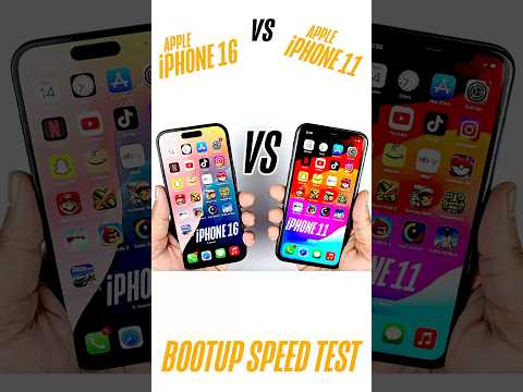 iPhone 16 vs iPhone 11 - Speed Test #iphone16 #iphone11 #speedtest