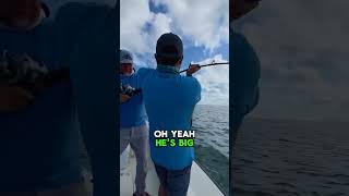 catching giant fish