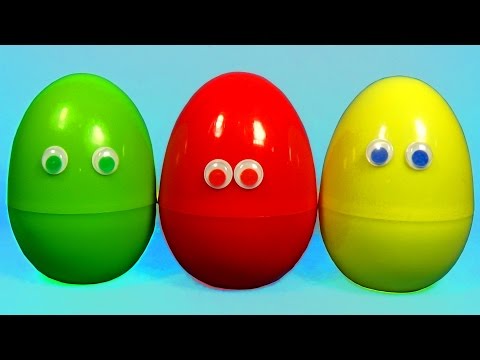 3 surprise eggs with FUNNY TOYS Super Eggs Surprise for Kids for BABY MymillionTVS