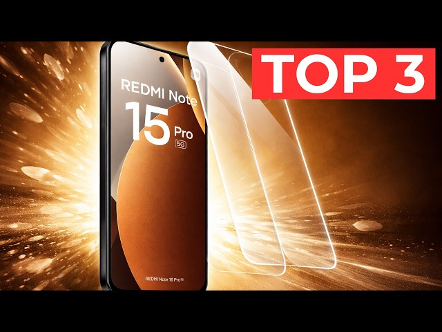 Vídeo relacionado con Natbok 2+2 Piezas 3D Protector de Pantalla para Xiaomi Redmi Note 15/Poco M8 4G/5G con Protección de Cámara, Cristal Templado Dureza 9H Antihuellas Sin Burbujas Ultra Transparente Vidrio Templado