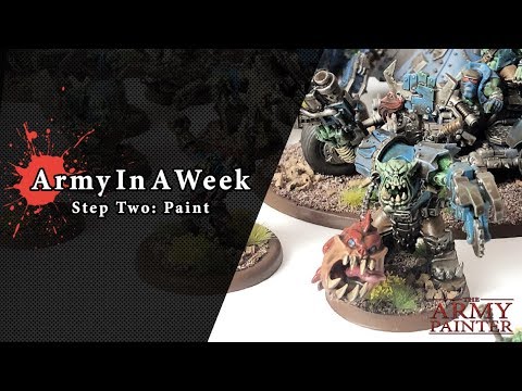 Army In A Week, Step Two: Paint
